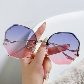 Óculos de Sol Feminino Gradient Chic - FANICH