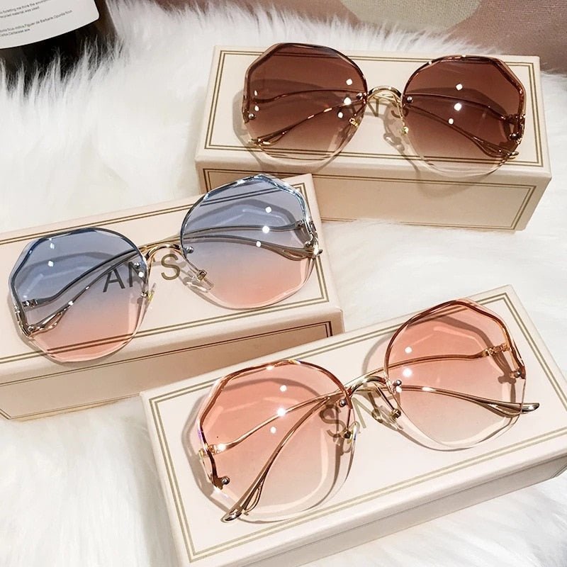 Óculos de Sol Feminino Gradient Chic - FANICH